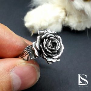 انگشتر نقره زنانه دستساز AZ12
