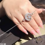 دستبند نقره زنجیری دخترانه لاریسا DS07