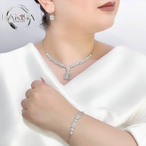 سرویس زنجیری نقره دخترانه SZ02