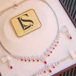 سرویس نقره زنانه مدل اشکی لاریسا SZ06