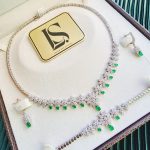 سرویس نقره زنانه مدل اشکی لاریسا SZ06
