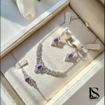 سرویس نقره زنجیری زنانه لاریسا SZ08