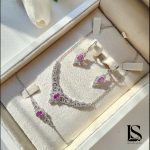 سرویس نقره زنجیری زنانه لاریسا SZ08