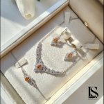 سرویس نقره زنجیری زنانه لاریسا SZ08