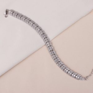 دستبند نقره زنانه ds02