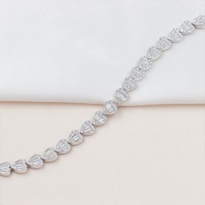 دستبند نقره زنانه ds04