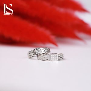 ست حلقه نقره لاریسا HS09