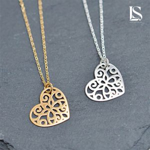 پلاک نقره دخترانه لاریسا PD10