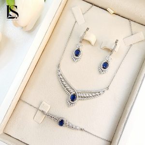 سرویس زنجیری نقره زنانه لاریسا SZ19