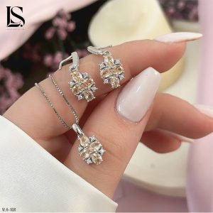 نیم ست نقره دخترانه لاریسا NS21