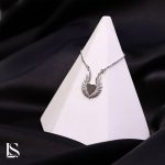 پلاک نقره دخترانه لاریسا PD19