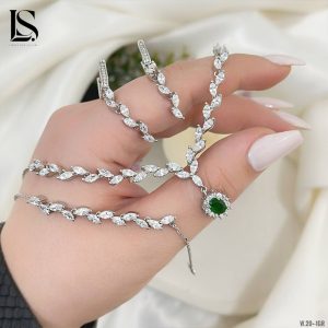 سرویس زنجیری نقره زنانه لاریسا SZ22
