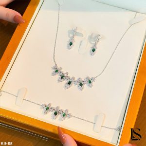 سرویس زنجیری نقره زنانه لاریسا SZ26