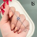 دستبند نقره دخترانه آسانسوری لاریسا DS52