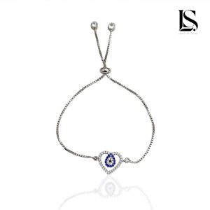 دستبند نقره دخترانه آسانسوری لاریسا DS52