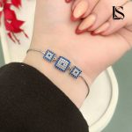 دستبند نقره دخترانه آسانسوری لاریسا DS53
