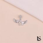 پلاک نقره دخترانه لاریسا PD21