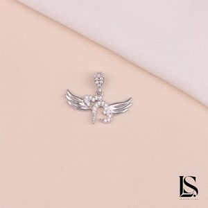 پلاک نقره دخترانه لاریسا PD21
