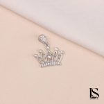 پلاک نقره دخترانه لاریسا PD22