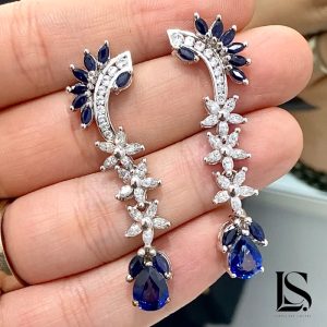 گوشواره نقره زنانه دستساز GZ15