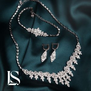 تصویر کامل سرویس نقره زنانه مجلسی مدل SZ41