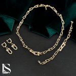 سرویس نقره زنانه مدل تیفانی آبکاری طلا کد SZ42