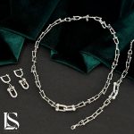 سرویس نقره زنانه مدل تیفانی آبکاری طلا کد SZ42