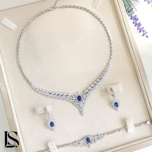 سرویس نقره زنانه جواهری لاریسا SZ43