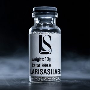 ساچمه نقره ندیر عیار 999.9 با وزن 10 گرمی