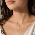 نیمست نقره دخترانه لاریسا طرح لیلیوم NS36