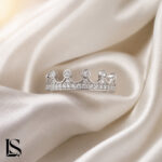 انگشتر نقره دخترانه طرح کوئین AD32 