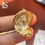 مدال نقره زنانه فیگوراتیو رزین PZ04